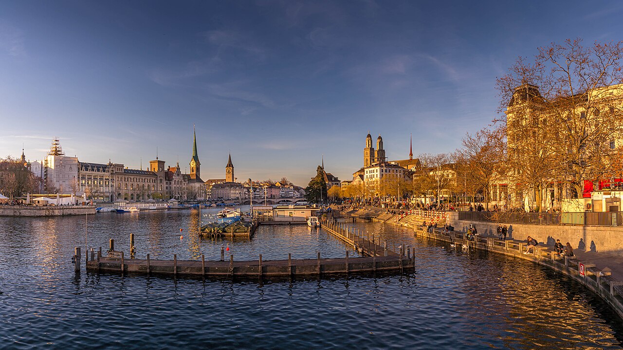 Zürich an der Limmat – Stadtansicht